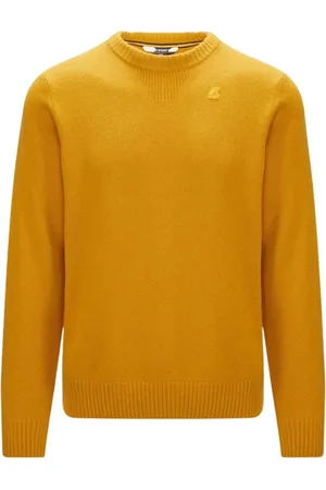 K-Way Homme, Pulls, Jaune, Taille: 2XL Tricot en Laine d