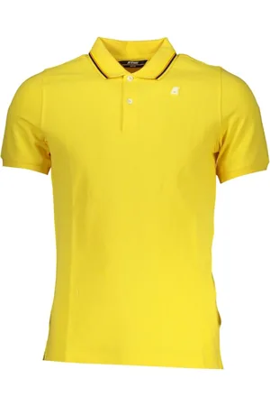 K-Way Homme, Tops, Jaune, Taille: XL Polo à Manches Courtes
