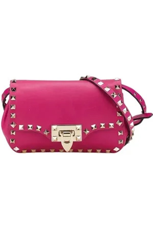 VALENTINO Femme, Pre-owned, Rose, Taille: ONE Size Pre-owned Cuir sacs-ports-paule