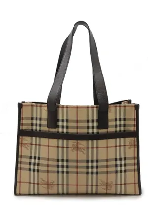 Burberry Femme, Pre-owned, , Taille: ONE Size Pre-owned Toile cabas