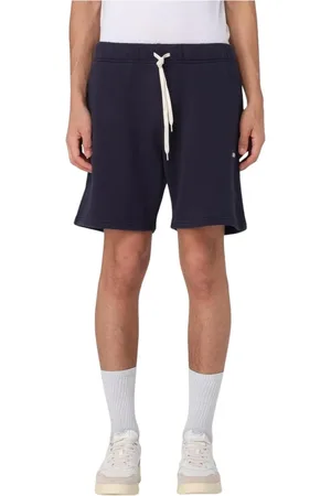 Autry Homme, Shorts, Bleu, Taille: L Shorts de Sport Bleus Élégants pour Hommes