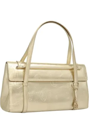 Cartier Femme, Pre-owned, Jaune, Taille: ONE Size Pre-owned Cuir sacs-main