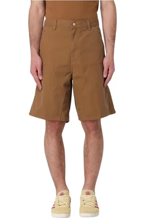 Carhartt Homme, Shorts, Brun, Taille: W34 Shorts de Charpentier Marron Style Décontracté
