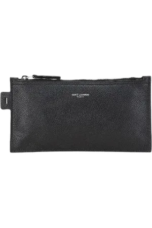 Saint Laurent Femme, Pre-owned, Noir, Taille: ONE Size Pre-owned Cuir trousses-de-toilette