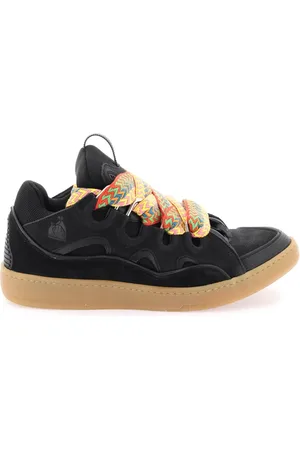 Lanvin Homme, Chaussures, Noir, Taille: 43 EU Baskets Curb Volumineuses Multicouches