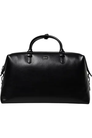 Dolce & Gabbana Femme, Sacs, Noir, Taille: ONE Size Sac de Voyage en Cuir de Qualité Supérieure