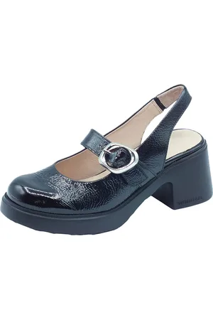 Wonders Femme, Chaussures, Noir, Taille: 37 EU Sandales à talons noirs style élégant