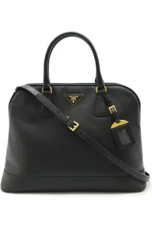 Prada Femme, Pre-owned, Noir, Taille: ONE Size Pre-owned Cuir sacs-prada