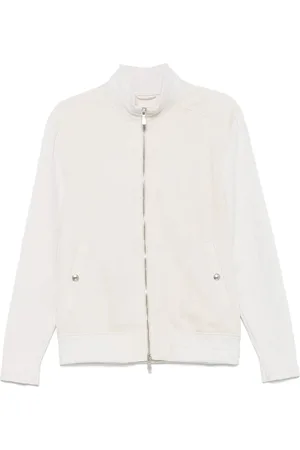 ELEVENTY Homme, Pulls, , Taille: XL Veste en Sharkskin avec Fermeture Éclair