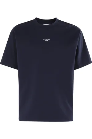 Drôle de Monsieur Homme, Tops, Bleu, Taille: M T-Shirt à Slogan Classique