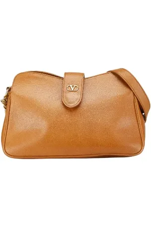 VALENTINO Femme, Pre-owned, Brun, Taille: ONE Size Pre-owned Cuir sacs-bandouliere