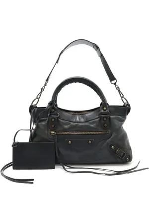 Balenciaga Femme, Pre-owned, Gris, Taille: ONE Size Pre-owned Cuir sacs-balenciaga