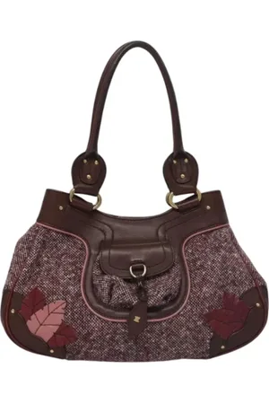 Céline Femme, Pre-owned, Brun, Taille: ONE Size Pre-owned Laine sacs-main