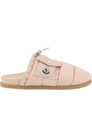 Moncler Femme, Chaussures, Rose, Taille: 37 EU Mules Matelassées à Poches