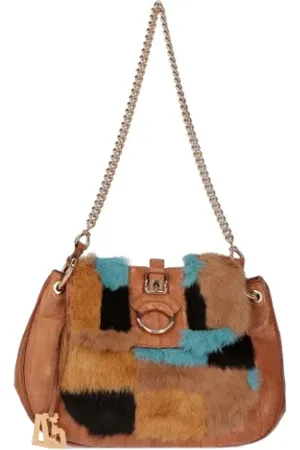 Dolce & Gabbana Femme, Pre-owned, Brun, Taille: ONE Size Pre-owned Cuir sacs-ports-paule