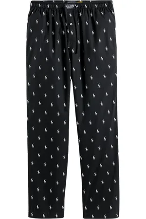 Ralph Lauren Homme, Pantalons, Noir, Taille: XL Pantalon Pj Multilogo Noir