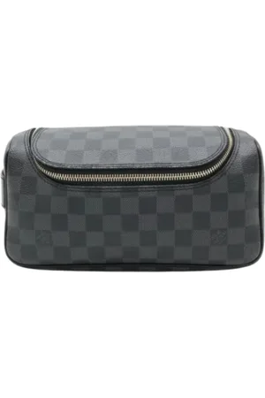 LOUIS VUITTON Homme, Pre-owned, Noir, Taille: ONE Size Pre-owned Toile pochettes-minaudieres