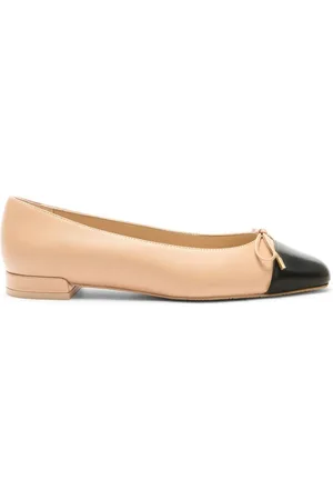 Stuart Weitzman Femme, Chaussures, Brun, Taille: 37 1/2 EU Élégantes Ballerines