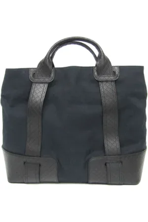 Bottega Veneta Femme, Pre-owned, Noir, Taille: ONE Size Pre-owned Toile sacs-main