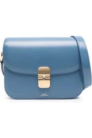 A.P.C. Femme, Sacs, Bleu, Taille: ONE Size Sac en Cuir Naviere Grace Petit