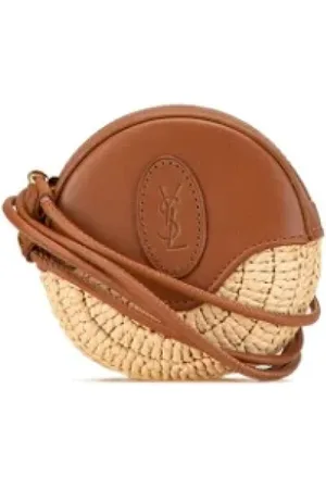 Saint Laurent Femme, Pre-owned, Brun, Taille: ONE Size Pre-owned Cuir sacs-ports-paule