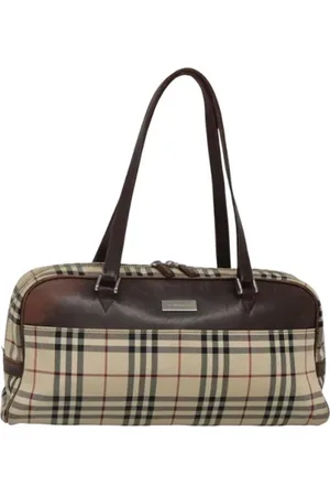 Burberry Femme, Pre-owned, , Taille: ONE Size Pre-owned Toile sacs-main