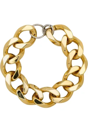 GIANLUCA CAPANNOLO Femme, Accessoires, Jaune, Taille: ONE Size Bracelet Chaîne en Or