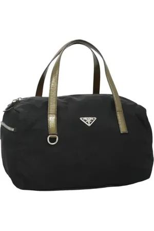 Prada Femme, Pre-owned, Noir, Taille: ONE Size Pre-owned Nylon sacs-main