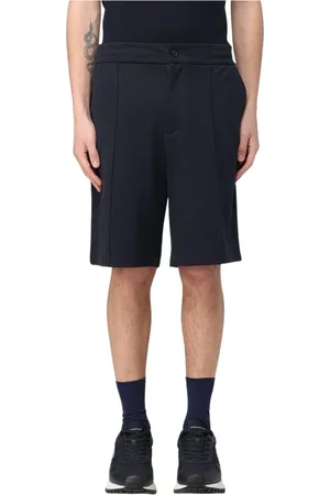 Emporio Armani Homme, Shorts, Bleu, Taille: XS Shorts Casual avec Détails Logo