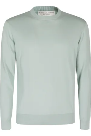 FILIPPO DE LAURENTIIS Homme, Pulls, Vert, Taille: M T-shirt en coton