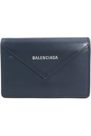 Balenciaga Unisex, Pre-owned, Bleu, Taille: ONE Size Pre-owned Cuir sacs-main