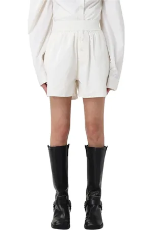 Daily paper Femme, Shorts, Blanc, Taille: 40 FR Shorts Taille Haute Beige pour Femmes