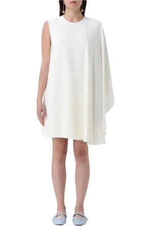 Stella McCartney Femme, Robes, Blanc, Taille: 40 FR Élégante Robe Mini Blanche