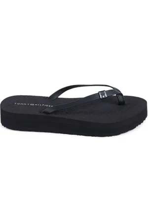 Tommy Hilfiger Femme, Chaussures, Noir, Taille: 40 EU Sandale Noire Style Décontracté