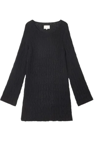 Loulou Studio Femme, Robes, Noir, Taille: 40 FR Robe Saisonnière Noire