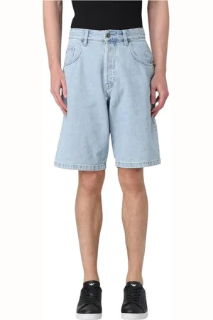 Emporio Armani Homme, Shorts, Bleu, Taille: XS Shorts en Denim Coupe Décontractée