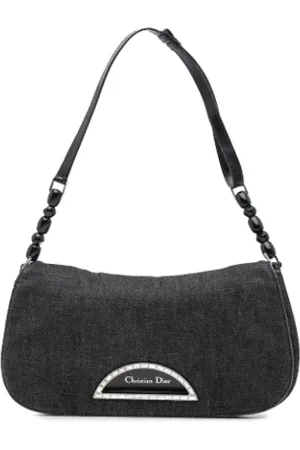 Dior Femme, Pre-owned, Gris, Taille: ONE Size Pre-owned Denim sacs-dior