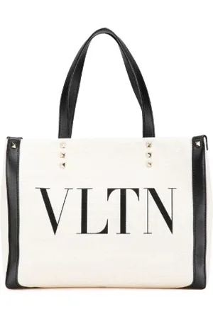 VALENTINO Femme, Pre-owned, Blanc, Taille: ONE Size Pre-owned Toile cabas