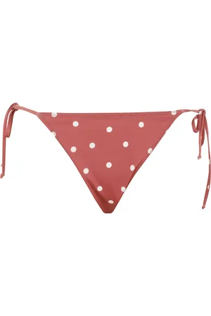 MC2 SAINT BARTH Femme, Maillots de bain, Rouge, Taille: 38 FR Bas de Bikini à Pois