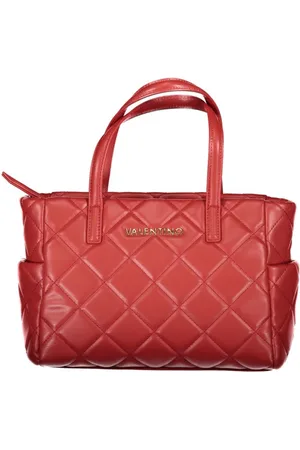 Valentino by Mario Valentino Femme, Sacs, Rouge, Taille: ONE Size Sac à Main en Polyéthylène Rouge avec Plusieurs Poches