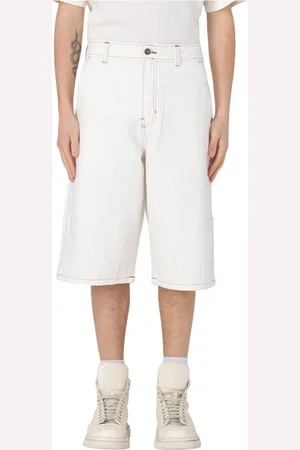 Dickies Homme, Shorts, Blanc, Taille: W30 Shorts de Travail Polyvalents et Utilitaires