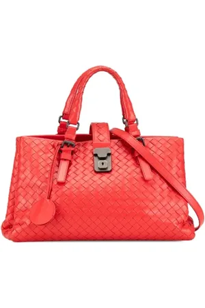 Bottega Veneta Femme, Pre-owned, Rouge, Taille: ONE Size Pre-owned Cuir sacs-main