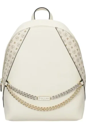 Pollini Unisex, Sacs, Blanc, Taille: ONE Size Sac à dos Array Élégant