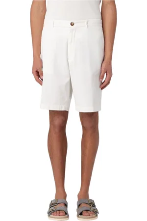 Brunello Cucinelli Homme, Shorts, Blanc, Taille: 3XL Shorts Casual Classiques Noirs