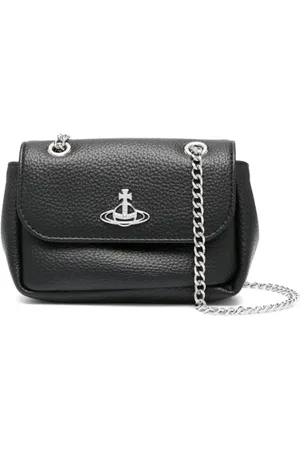Vivienne Westwood Femme, Sacs, Noir, Taille: ONE Size Sac Mini Porte-Monnaie Noir à Chaîne