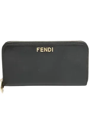 Fendi Femme, Pre-owned, Noir, Taille: ONE Size Pre-owned Cuir petite-maroquinerie