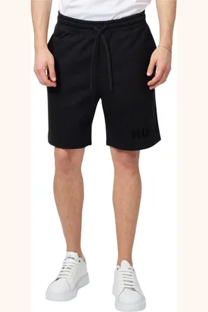 HUGO BOSS Homme, Shorts, Noir, Taille: S Short Bermuda Homme en Maille Fine