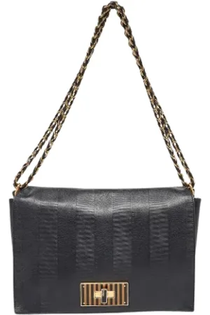 Fendi Femme, Pre-owned, Noir, Taille: ONE Size Pre-owned Cuir sacs-fendi