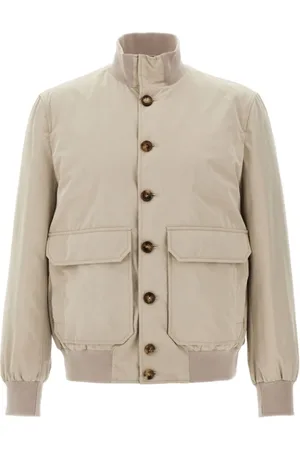 Brunello Cucinelli Homme, Vestes, , Taille: 2XL Bomber Déperlant