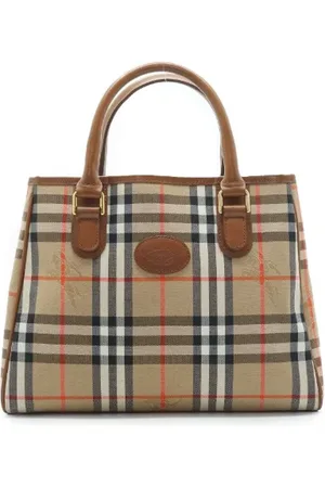 Burberry Femme, Pre-owned, Brun, Taille: ONE Size Pre-owned Cuir sacs-main